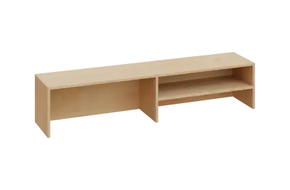 BNN 2 - 142 nástavba stolová, deska 25 mm, 342x1400x340, bříza světlá